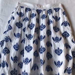 Embroidered skirt-Land’s End